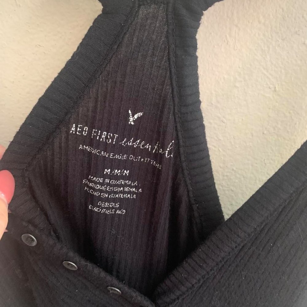 Black ribbed bodysuit - Picture 6 of 6